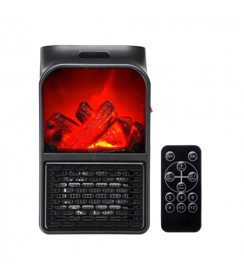 ENER-J 900W Wall Socket Handy Heater with Flame Effect and remote - Code TH1002