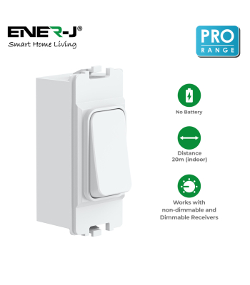 ENER-J Wireless & Batteryless MK Kinetic Grid Switch,Pro - Code WS1010