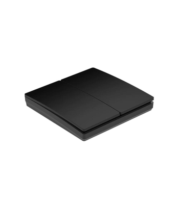 ENER-J 2 Gang Wireless Kinetic Switch, Black - Code WS1051XB