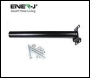 ENER-J Wall Pole for Solar Streetlight (Dia 45mm*H500mm) + two screw bags+ plate, Metal Black housing (Suitable for Solar Streetlight SKU: T710) - Code ACC1031
