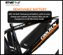 ENER-J 26 inch Frame, Thick tyres, Electric Mountain Bike with Samsung Battery and Shimano gear, Black & red - Code BK17