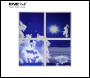 ENER-J Colour Changing and Dimmable SKY Cloud LED Panels 60x60 40W 3D Effect (set of 4 with Remote) - Code E152