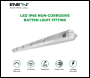 ENER-J Non Corrosive Waterproof Fitting, 1.2m 40W, 120 lumens per Watt, 4000K - Code E181