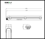 ENER-J Power Selectable & CCT Selectable Non Corrosive Waterproof Fitting, 1.5m, max 50W, 120 lumens per Watt - Code E188