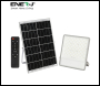 ENER-J 200W LED Floodlights with Solar Panels, 30W Solar Panel, 25AH Battery, 2600 lumens - Code E192