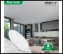 ENER-J 3W Recessed Round LED Mini Panel Downlight, 85mm Diameter, 70mm Hole Size, 3000K, 2 Years Warranty - Code E301