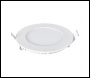 ENER-J 3W Recessed Round LED Mini Panel 85mm diameter (Hole Size 70mm), 4000K PACK OF 4 - Code E302-4