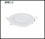 ENER-J 3W Recessed Round LED Mini Panel 85mm diameter (Hole Size 70mm), 4000K PACK OF 4 - Code E302-4