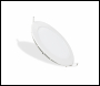 ENER-J 3W Recessed Round LED Mini Panel 85mm diameter (Hole Size 70mm), 6000K PACK OF 4 - Code E303-4