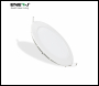 ENER-J 6W Recessed Round LED Mini Panel 120mm diameter (Hole Size 105mm), 3000K PACK OF 4 - Code E304-4