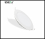 ENER-J 6W Recessed Round LED Mini Panel 120mm diameter (Hole Size 105mm), 6000K PACK OF 4 - Code E306-4