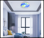 ENER-J Surface mounted Earth LED Ceiling Light, 24W, Size: 300mm, 6500K, IP20 - Code E314