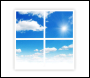 ENER-J SKY Cloud LED Panel 3D version, 60x60cms, 40W, 2 yrs warranty - Code E800