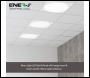 ENER-J Moon Light LED Backlit Panel Light, 60x60cms, 3400 lumens, 3 Years warranty, 6000K - Code E813