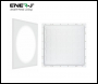 ENER-J Moon Light LED Backlit Panel Light, 60x60cms, 3400 lumens, 3 Years warranty, 4000K (Pack of 2) - Code E814-2