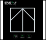 ENER-J 60x60cm LED Frame Panel Light with Blue Arrow Design - 40W, Cool White (6500K) - Code E819