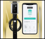 ENER-J 7KW 32A Wall EV Charger with 5M Cable & Type 2, Works with RFID (2 pcs incuded) & APP Control (WiFi + Bluetooth) - Code EVC1001