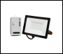 ENER-J 50W LED Floodlight Pre Wired with (WS1057) Non Dimmable + Wi-Fi 5A RF Receiver  - Code EWS1069