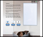 ENER-J 600 Watts Electric infrared Panel Heater, Energy Efficient IR Heaters, Wall Mounted, Ceiling, Infrared 1005 x 595 MM for Recessed Ceiling, Wall Mounting Infrared Heating System - Code IH1004