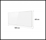 ENER-J 1195*595 Infrared Heating Panel, White Body, 720W - Code IH1007