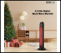 ENER-J Portable Infrared Heater 600W/1200W with Oscillation - Code IH1032