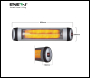 ENER-J Wall mounted Patio Heater with Quartz Tube 2000W - Code IH1042