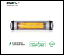 ENER-J Wall mounted Patio Heater with Quartz Tube 2000W - Code IH1042