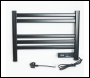 ENER-J Infrared Heating Towel Rail LED Screen with BS plug 1.2 m for Bathroom IP24 White - Code IH1046