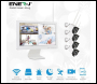 ENER-J Premium Wireless CCTV Kit with 4 x Outdoor Bullet Cameras, 15.6 monitor & 8CH NVR with 1TB HDD pre installed - Code IPC1025