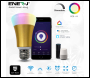 ENER-J Smart Wi-Fi GLS LED Lamp E27, 7W, RGB+W, Dimmable - Code SHA5203