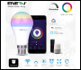 ENER-J Smart WiFi GLS LED Lamp B22, 9W, RGB+W+WW, Dimmable - Code SHA5262