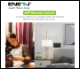 ENER-J Smart WiFi 13A WiFi Twin Wall Sockets with 1 USB Ports (Black) - Code SHA5282X