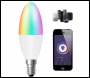 ENER-J Smart WiFi E14 LED Candle Bulb 4.5W, RGB+W+WW, Dimmable (Pack of 3) - Code SHA5287-3