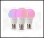 ENER-J Smart WiFi GLS LED Lamp E27, 9W, RGB+W+WW, Dimmable (Pack of 3) - Code SHA5308-3