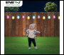 ENER-J Wi-Fi LED String Light with RGB+WW, 7.3M and 12pcs LED Bulbs withPlug & Play Power Supply - Code SHA5315