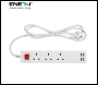 ENER-J 13A SMART Wi-Fi Power Strips with 3 Sockets & 4 USB - Code SHA5318
