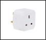 ENER-J 13A WiFi Smart Mini plug square, UK BS Plug, ENERJSMART APP (3 pcs pack) - Code SHA5324-3