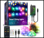 ENER-J Smart RGB Fairy Lights with 5 Meters length, 50 LEDs, WiFi+BLE+IR Remote control - Code SHA5326