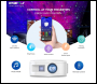 ENER-J Star Projector Lamp, Christmas Gift, LED Galaxy Projector Light with Nebula, Night Light Projector with APP & Voice Control for Home Theatre, Kids Baby Bedroom - Code SHA5327