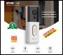 ENER-J Smart Wireless Video Doorbell PRO 2 Series, 9600mah batteries - Code SHA5328