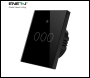 ENER-J Wifi Smart 3 Gang Touch Switch, No Neutral Needed, Black Body - Code SHA5338