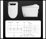 ENER-J Smart Intelligent Bidet Toilet with inner tank - Code SHA5340