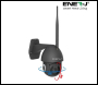 ENER-J Smart Wi-Fi PTZ Dome Outdoor IP Camera Black Housing, IP65 - Code SHA5341
