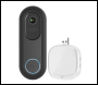 ENER-J 1080P Wired/Wireless Video Doorbell with 5200mah battery & USB Chime - Code SHA5357