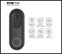 ENER-J 1080P Wired/Wireless Video Doorbell with 5200mah battery & USB Chime - Code SHA5357