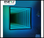 ENER-J Smart Tunnel Mirror:40W Size:500*500*60mm, with CCT & Dimming control via APP, Remote Included, IP44 - Code SHA5359