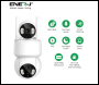 ENER-J Smart Wi-Fi Dual Lens Outdoor Dome IP Camera White Housing, IP65 - Code SHA5363