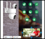 ENER-J Smart Wi-Fi Dual Lens Outdoor Dome IP Camera White Housing, IP65 - Code SHA5363