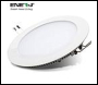 ENER-J 12W Recessed Round LED Mini Panel 170mm diameter 3000K - Code T127