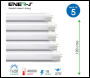 ENER-J T8 LED Nano Plastic Tube 120cms 18W 4000K - Code T181-5